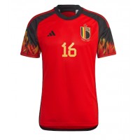 Camiseta Bélgica Thorgan Hazard #16 Primera Equipación Replica Mundial 2022 mangas cortas